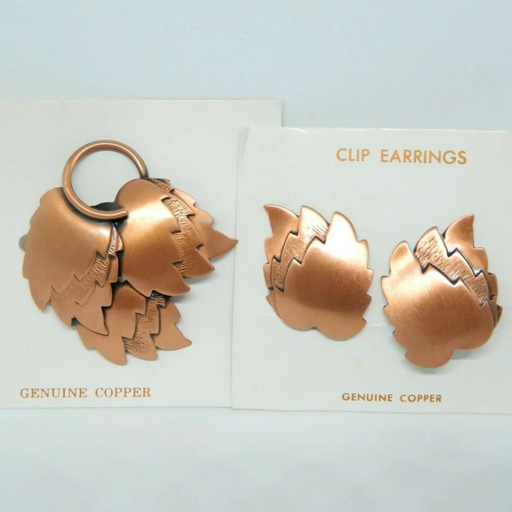 Pcraft Genuine Copper Modernist Leaf Set